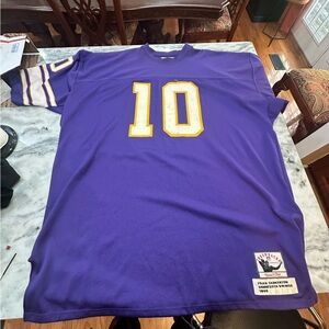 MITCHELL & NESS AUTHENTIC FRAN TARKENTON MINNESOTA VIKINGS JERSEY